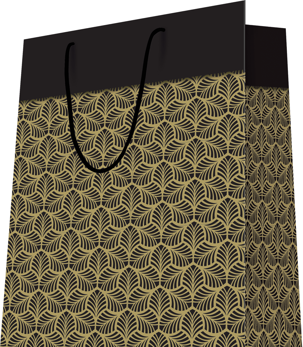 20 Luxury patterned tote bags with cord handles