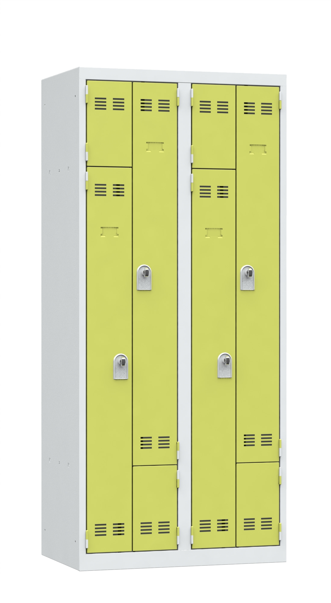 Platzsparende Umkleidekabine, Z-förmige Türen – Bild 13