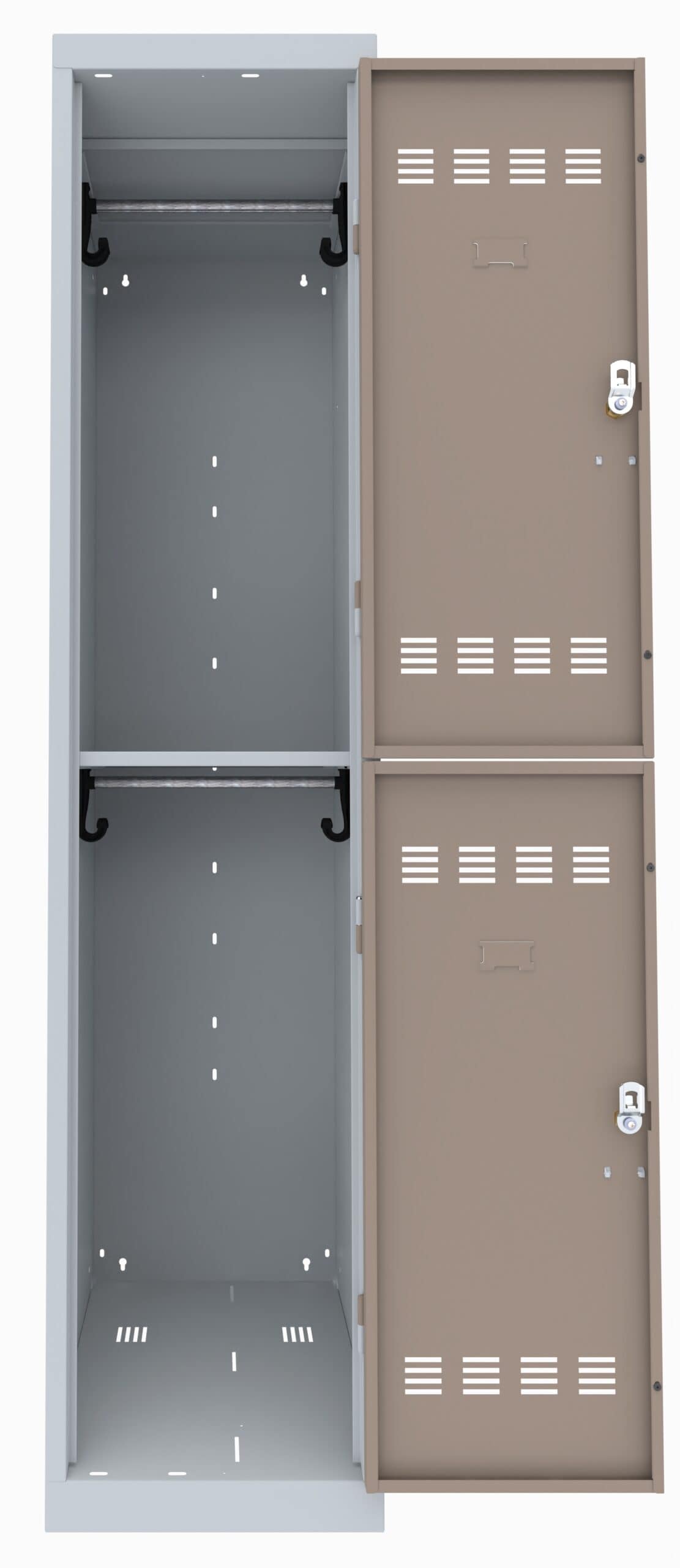 Vestiaire 1 colonne multicases L.40 cm monobloc soudé – Image 5