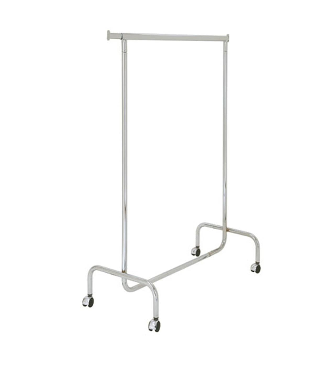 Penderie droite chromée L.100 cm