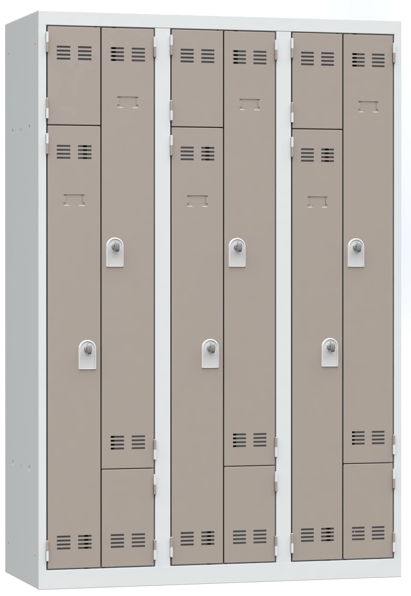 Platzsparende Umkleidekabine, Z-förmige Türen – Bild 28