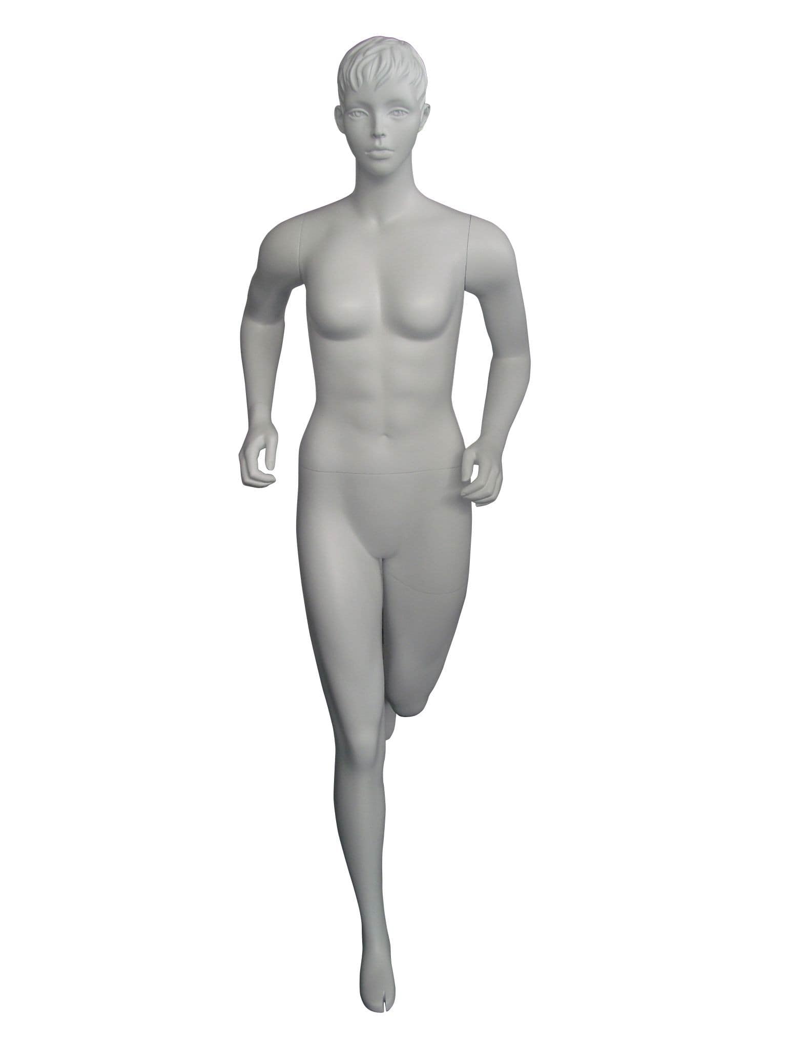 Mannequin sportif femme Runner blanc avec tête