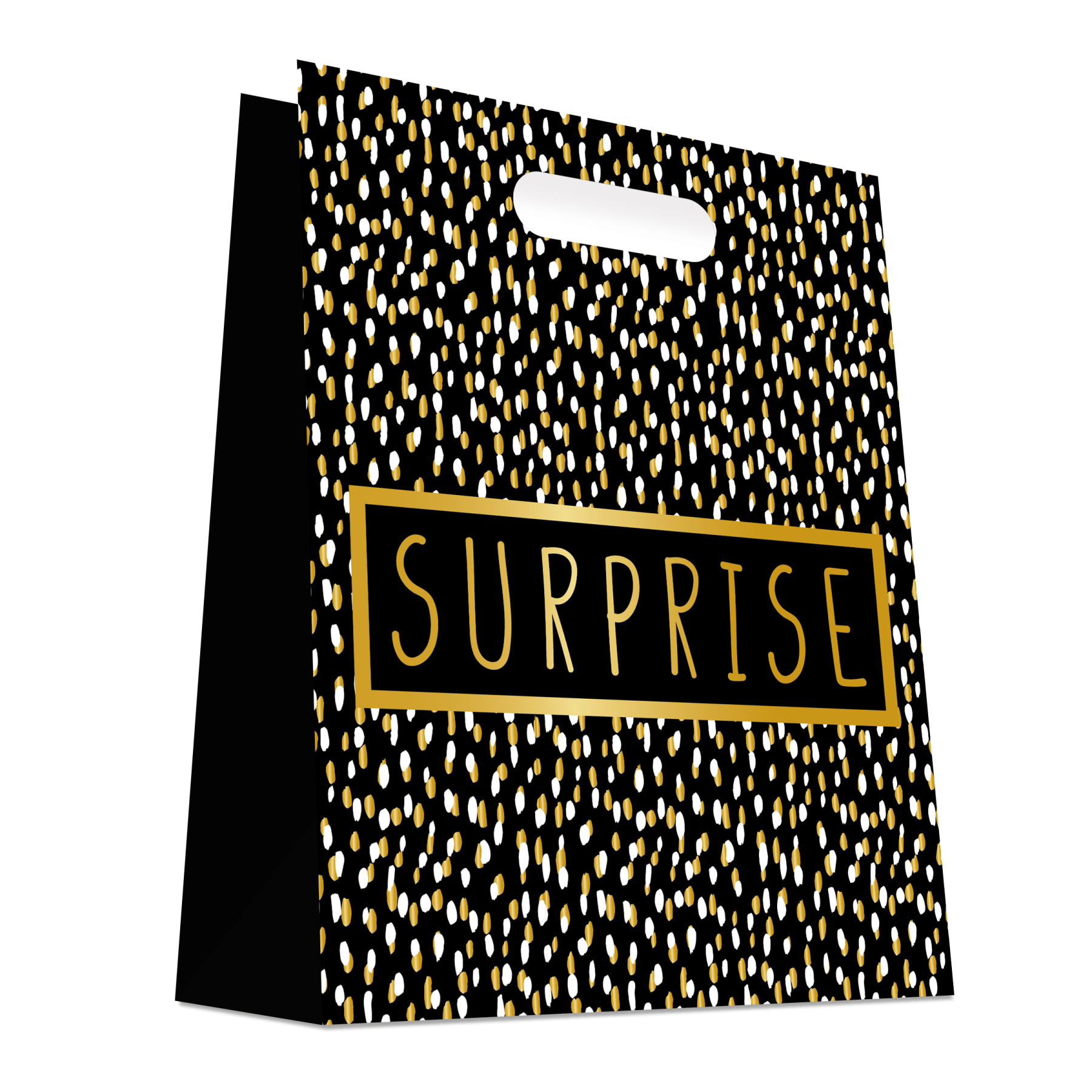 Surprise Luxury Tote Bags with Cut-Out Handles