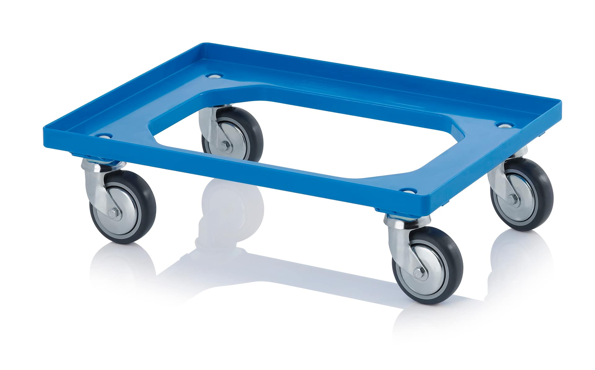 Compact bin trolley