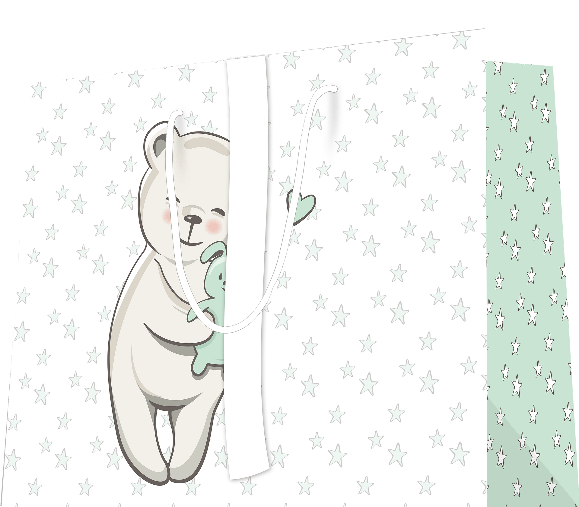 Sacs cabas luxe Peluche Ourson avec fermeture ruban x20