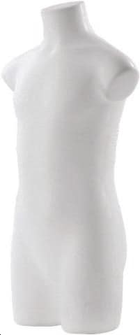 Buste enfant 7/8 ans torso pvc blanc