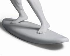 Planche de surf blanche