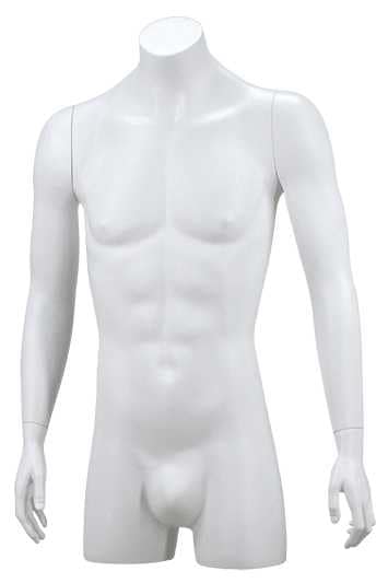 Buste torso homme bras tendus