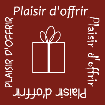 500 Étiquettes "plaisir d'offrir" Choco