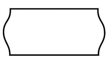 10.000 Etiketten, 26 x 12 cm, weiß