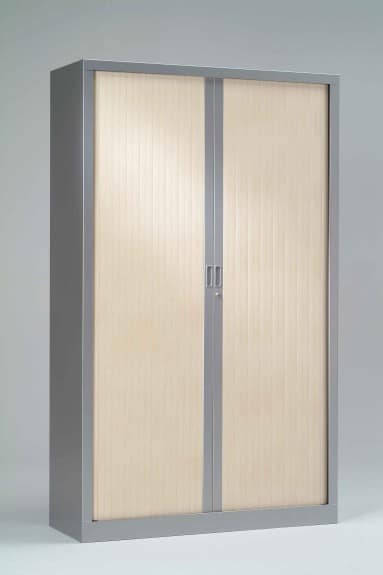 One-piece wardrobe, two-tone, with sliding doors, H.198 cm