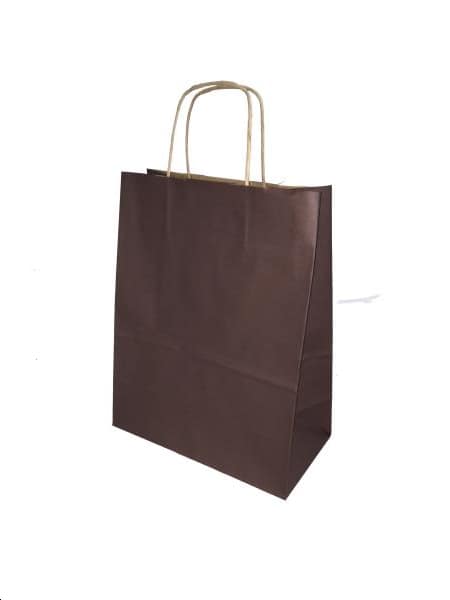 Sac papier kraft Chocolat L22xP10xH29cm x50