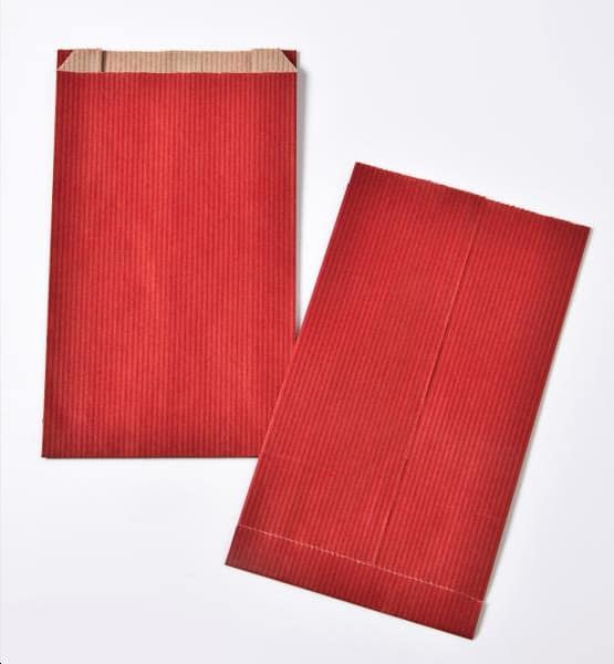 Rote Geschenktüte 12x20 cm x250