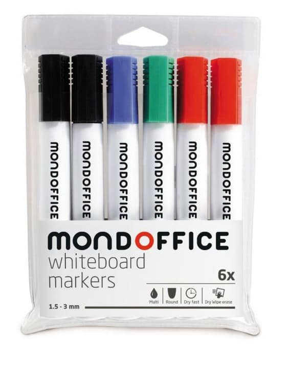 Marqueurs effaçables – Pochette de 6