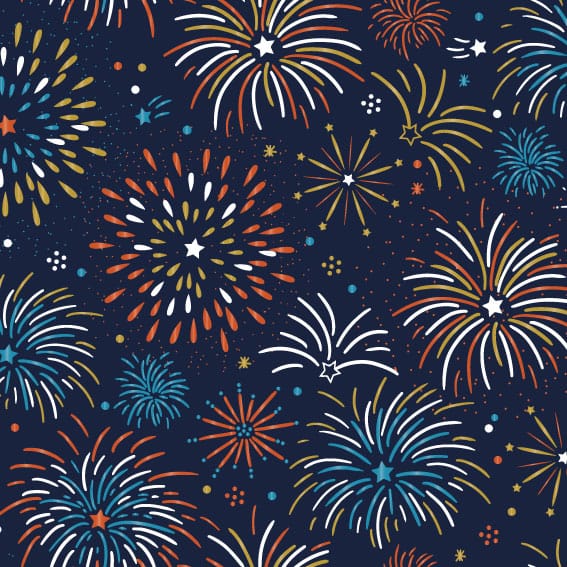 Sachets cadeau Noël Fireworks x 250 – Papier couché 60 g/m² – Image 2