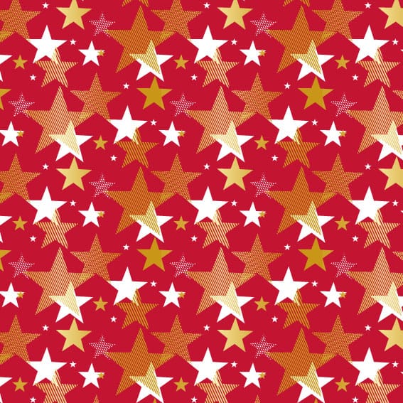 Sachets cadeau Noël Étoiles d'Or x 250 – Papier couché 60 g/m² – Image 2