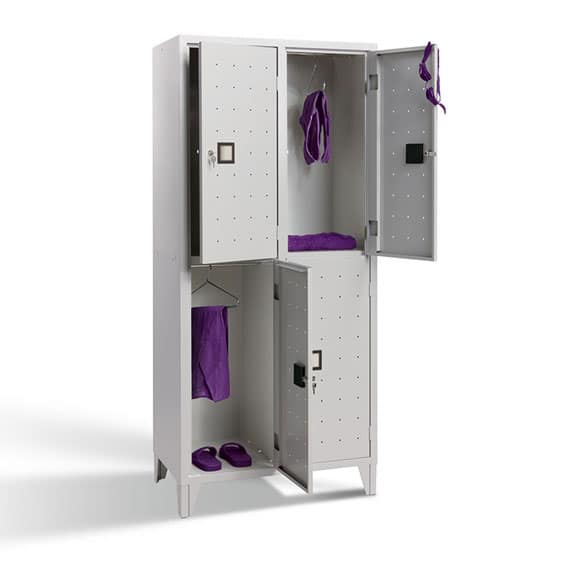 Four-color metal multi-compartment locker – 2 or 4 compartments – Image 4