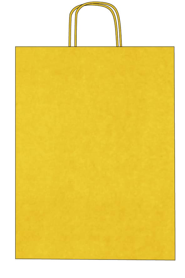 Colorful kraft paper bags with twisted handles – Custom printing – Image 19