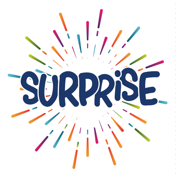 500 „Überraschungs“-Etiketten