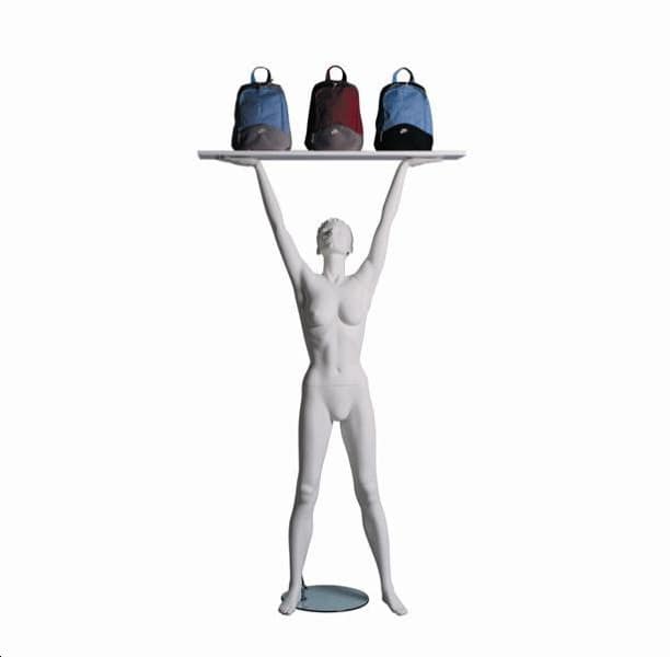 White lifter female sports mannequin
