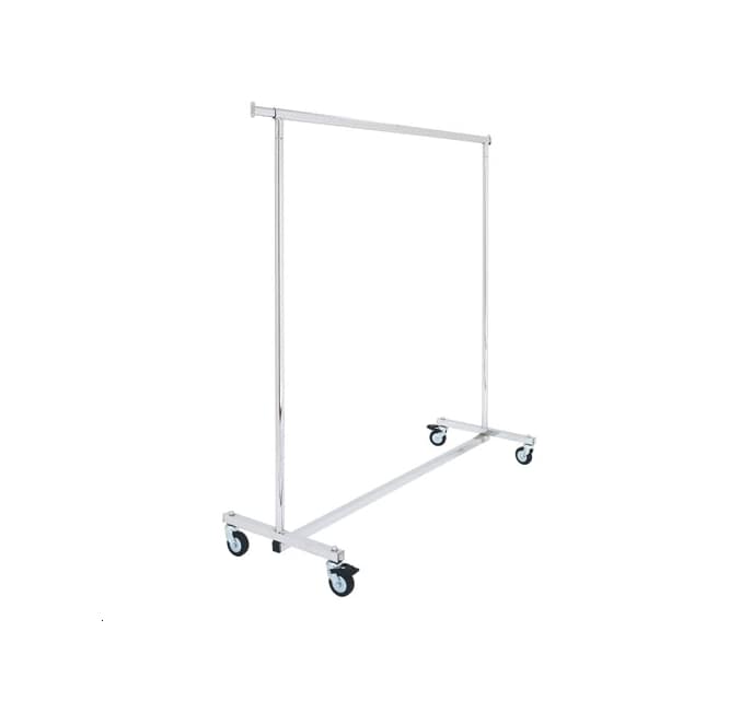 Penderie pliable chromé L.140 cm