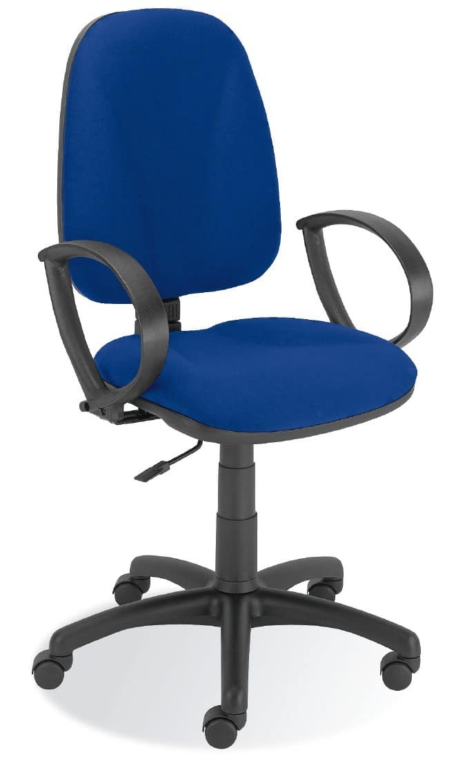 Siège dactylo Jupiter bleu