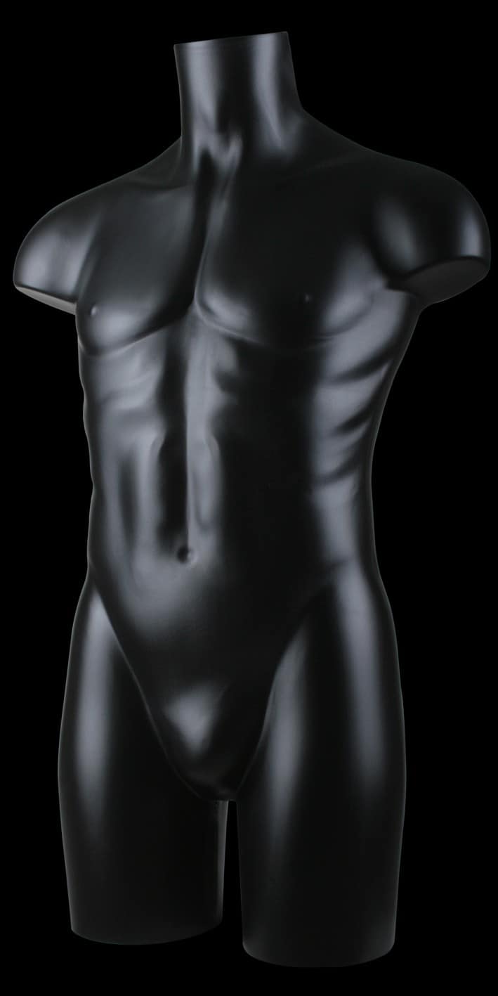 Buste torso homme noir