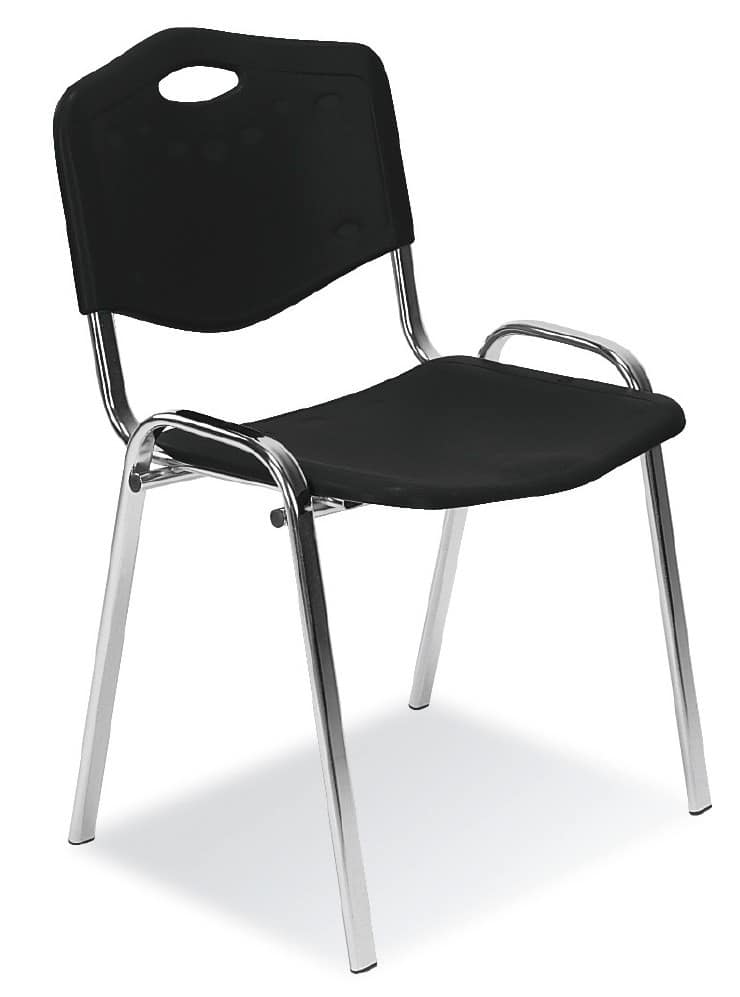 Black Plastic Iso Chair