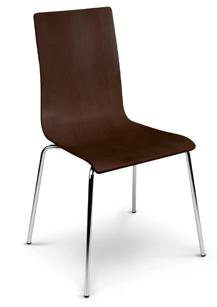 Café Chair VII monocoque wenge