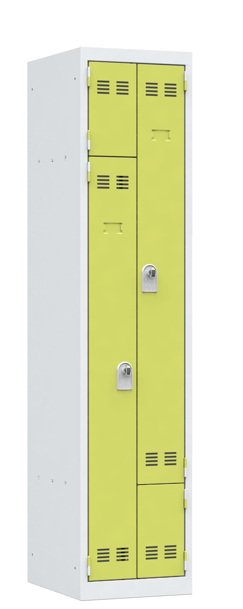 Platzsparende Umkleidekabine, Z-förmige Türen – Bild 3