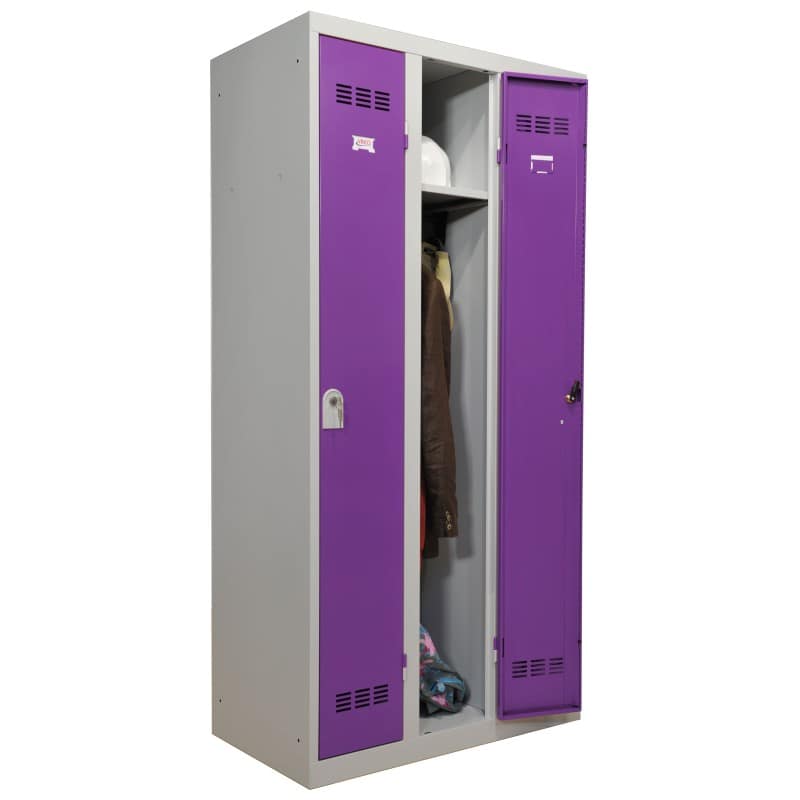 Vestiaire 2 colonnes monobloc soudé industrie propre – Image 6