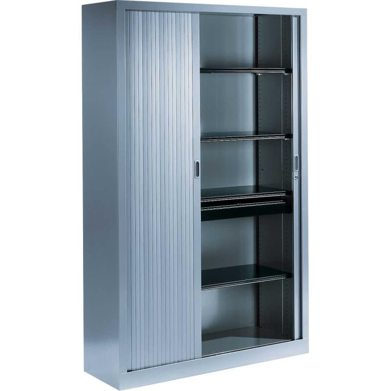 One-piece, single-colour wardrobe with sliding doors, H.198 cm