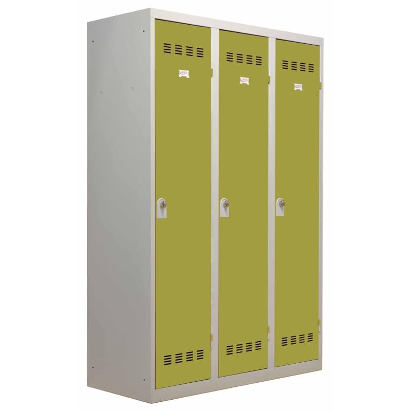 Dreispaltige, einteilig geschweißte Spinde für verschmutzte Industrieumgebungen – Abbildung 5