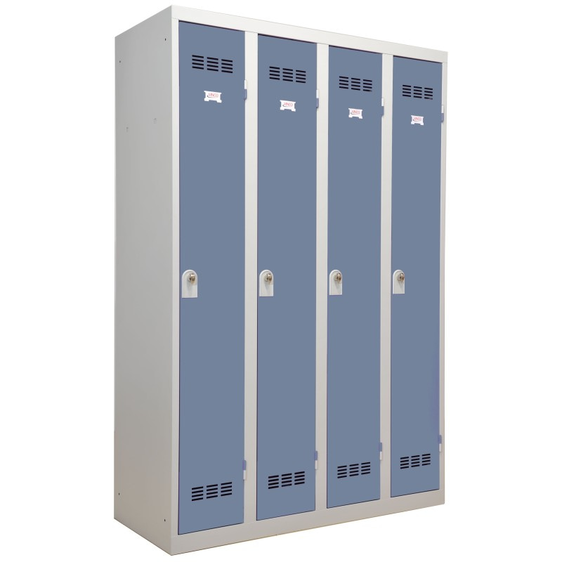 Welded, one-piece, four-column lockers for clean industry – Image 2