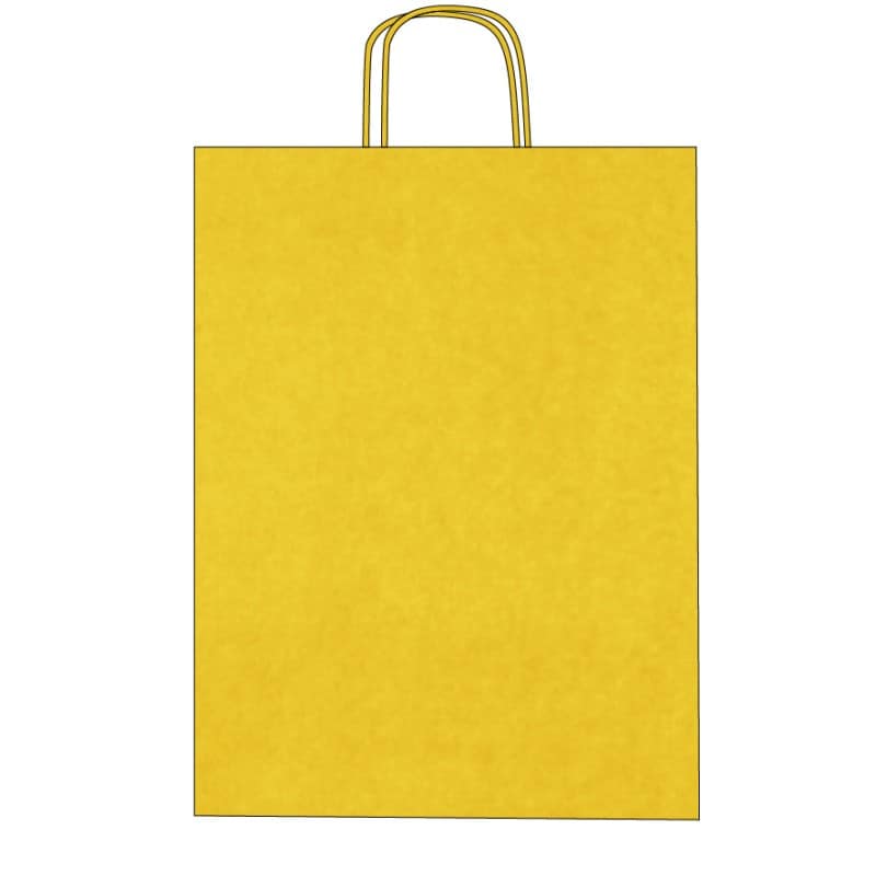 Colorful kraft paper bags with twisted handles – Custom printing – Image 3